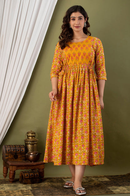 Pick Any 3 - Maternity Gown 4 | Pure Cotton Feeding Kurti With 2 Sided Zip