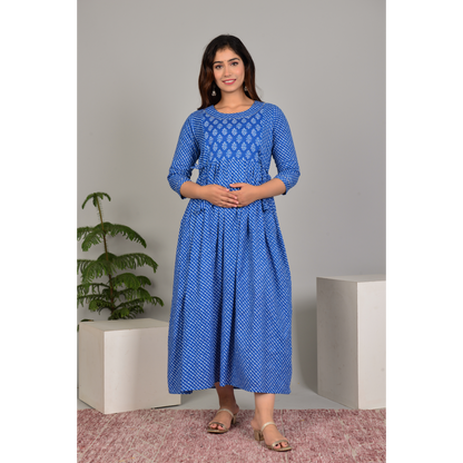 Women’s Feeding Maternity Kurti’s (Blue)