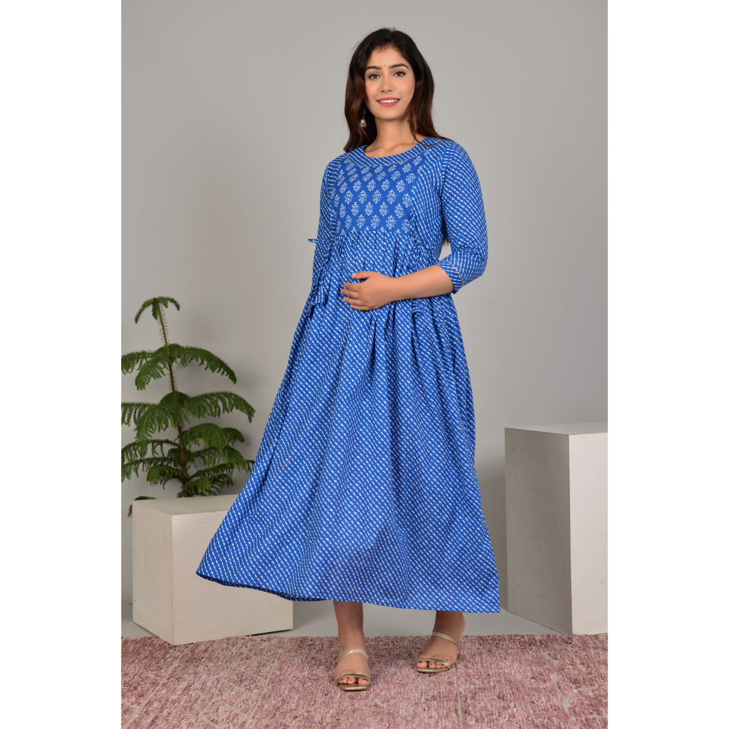 Women’s Feeding Maternity Kurti’s (Blue)