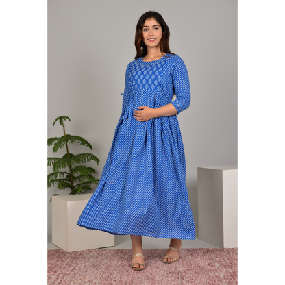 Women’s Feeding Maternity Kurti’s (Blue)