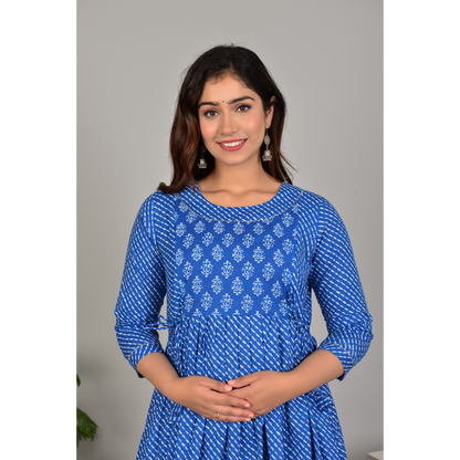 Women’s Feeding Maternity Kurti’s (Blue)