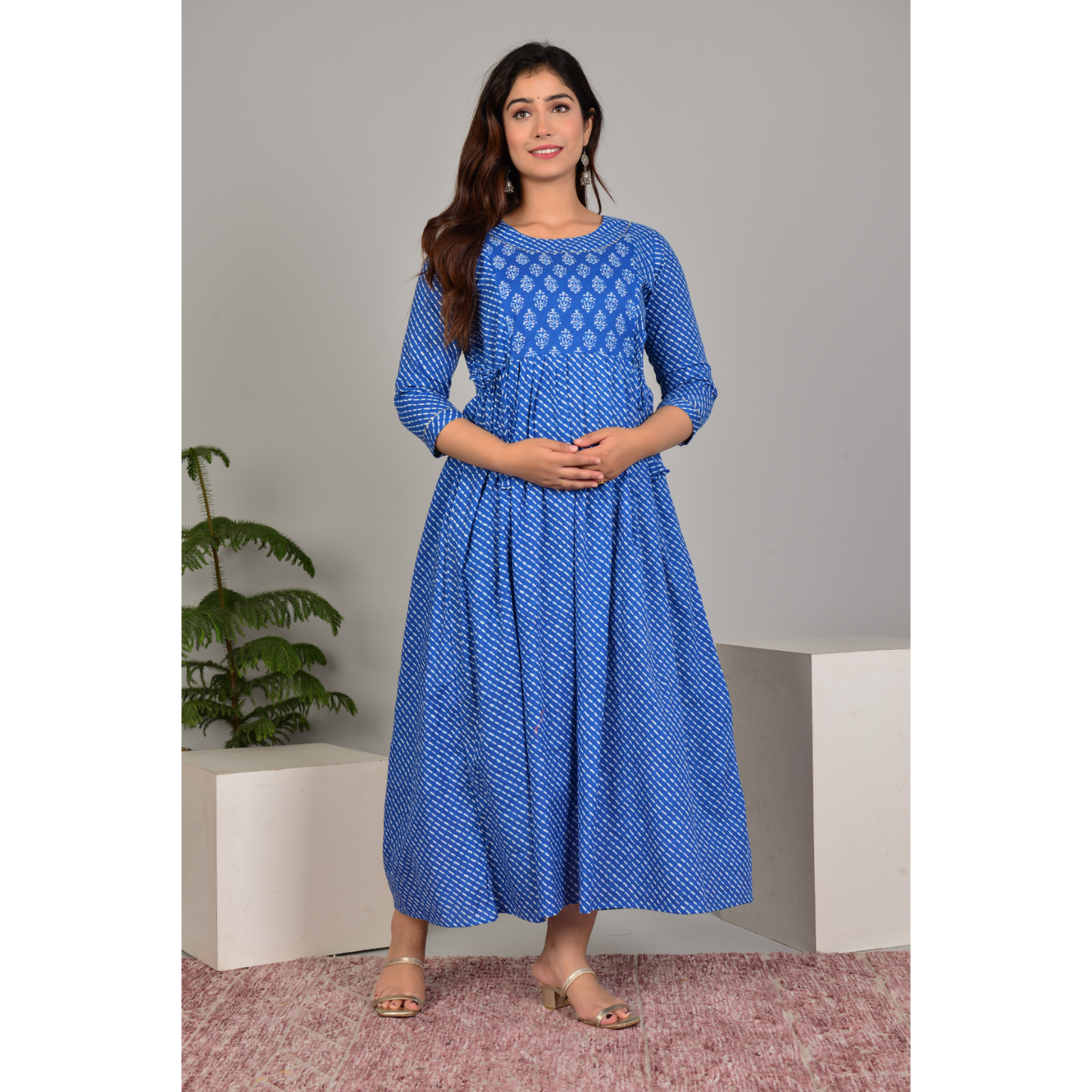 Women’s Feeding Maternity Kurti’s (Blue)