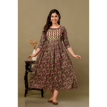 Women’s Feeding Maternity Kurti’s (Brown)