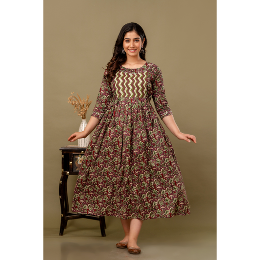 Women’s Feeding Maternity Kurti’s (Brown)