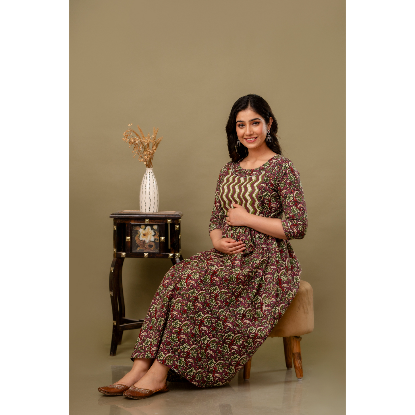 Women’s Feeding Maternity Kurti’s (Brown)