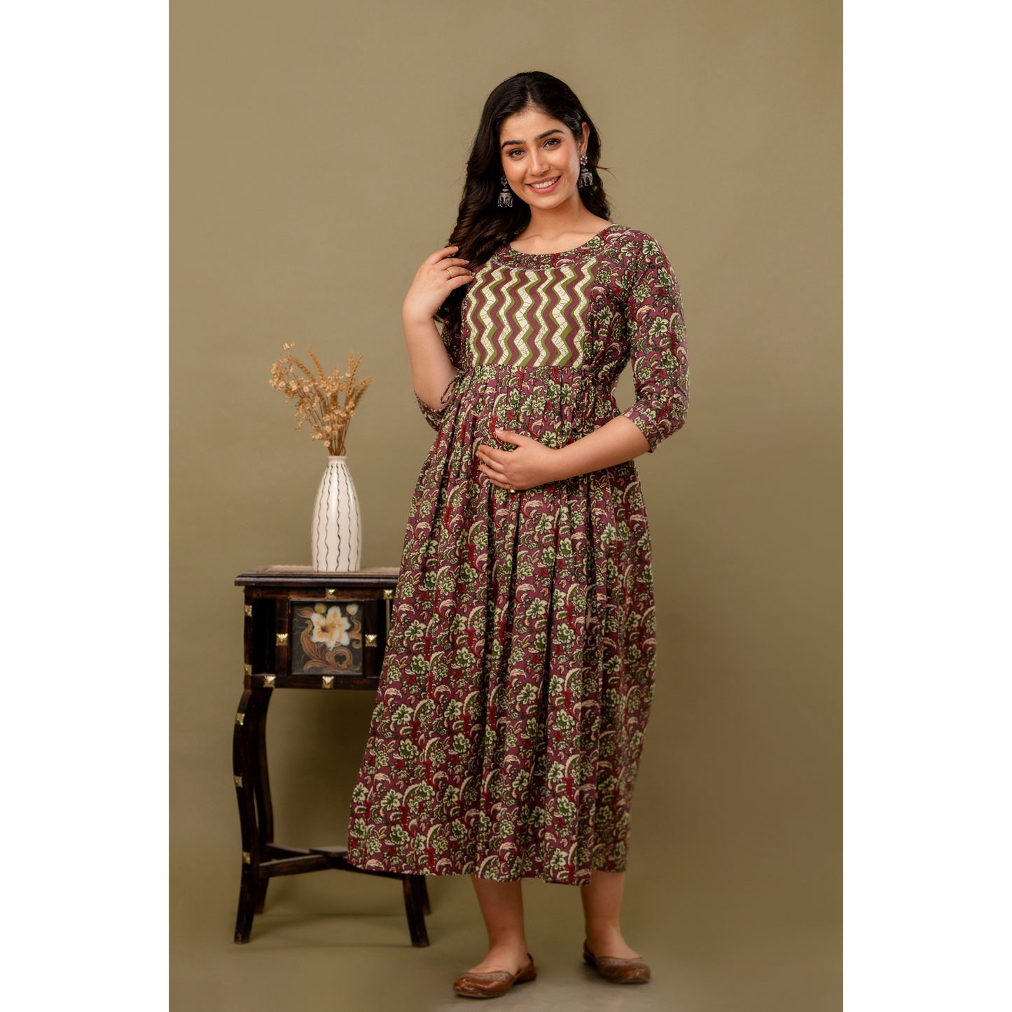 Women’s Feeding Maternity Kurti’s (Brown)