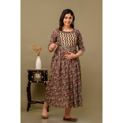 Women’s Feeding Maternity Kurti’s (Brown)