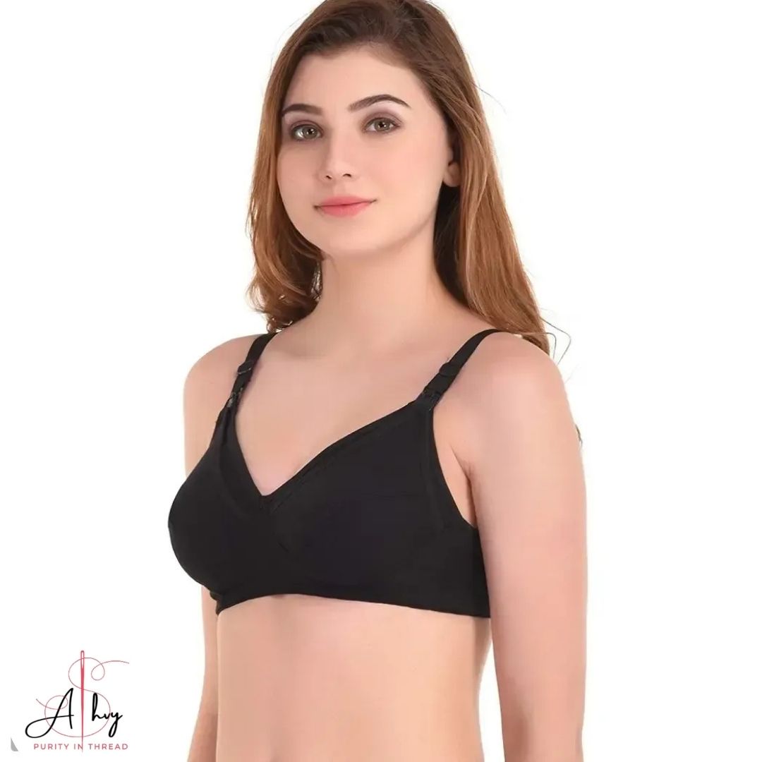 Maternity wear Non Padded Mother/Maternity/Nursing Bra (Pack of 3)