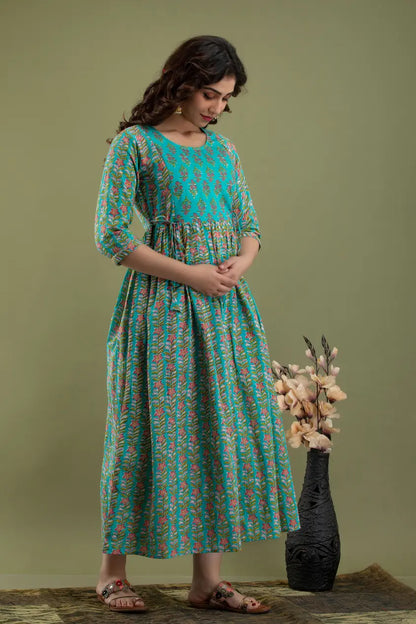 Women’s Feeding Rayon Gown Maternity Kurti’s (Rama)