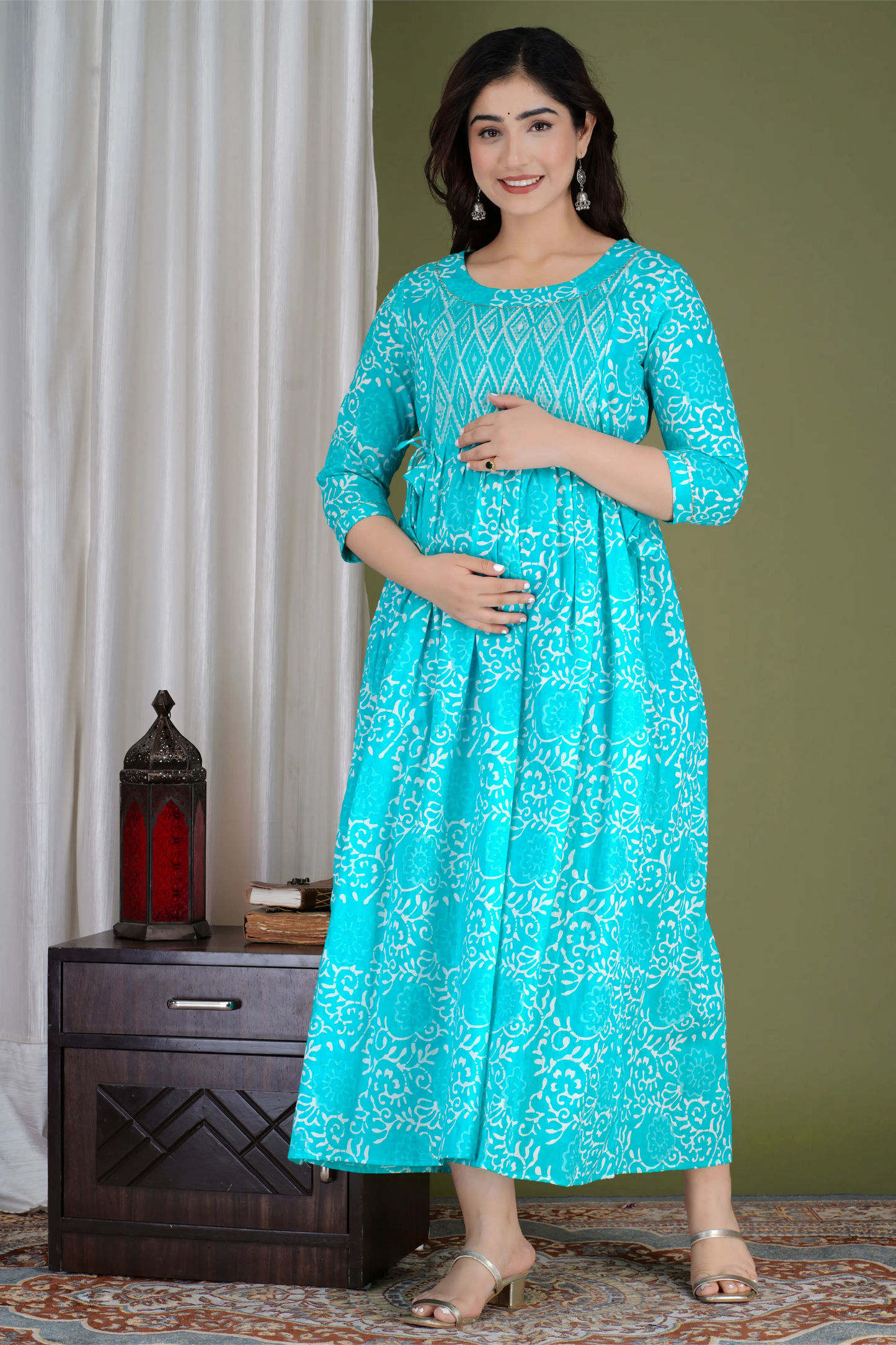 Women’s Feeding Maternity Kurti’s (Sky Box Yog)