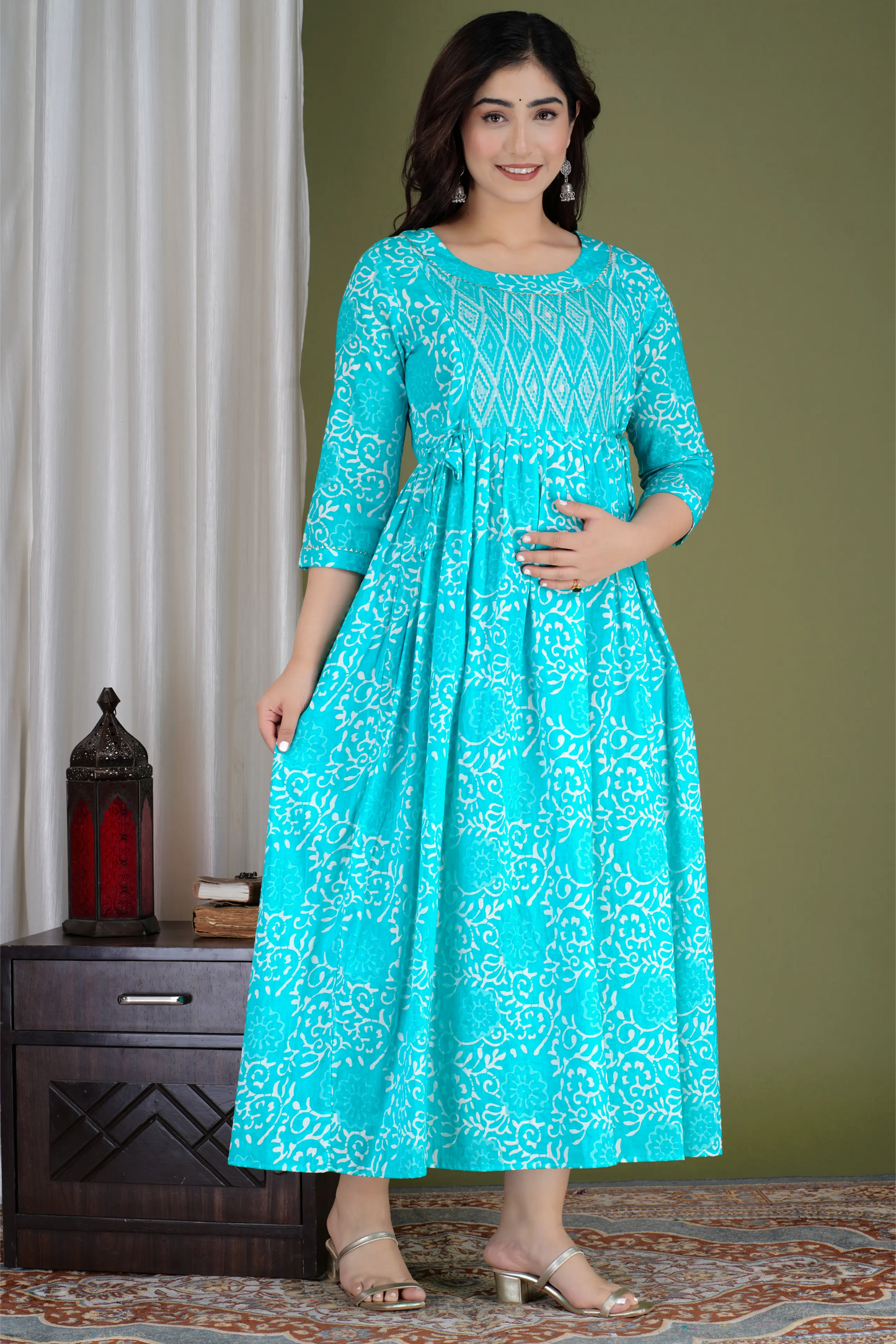 Women’s Feeding Maternity Kurti’s (Sky Box Yog)