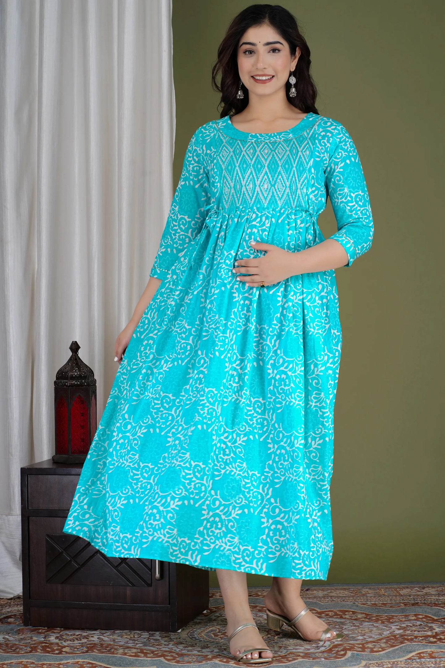 Women’s Feeding Maternity Kurti’s (Sky Box Yog)