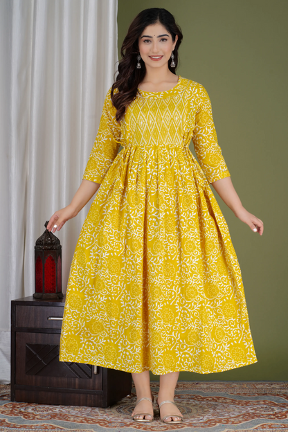 Women’s Feeding Maternity Kurti’s (Yellow Box Yog)