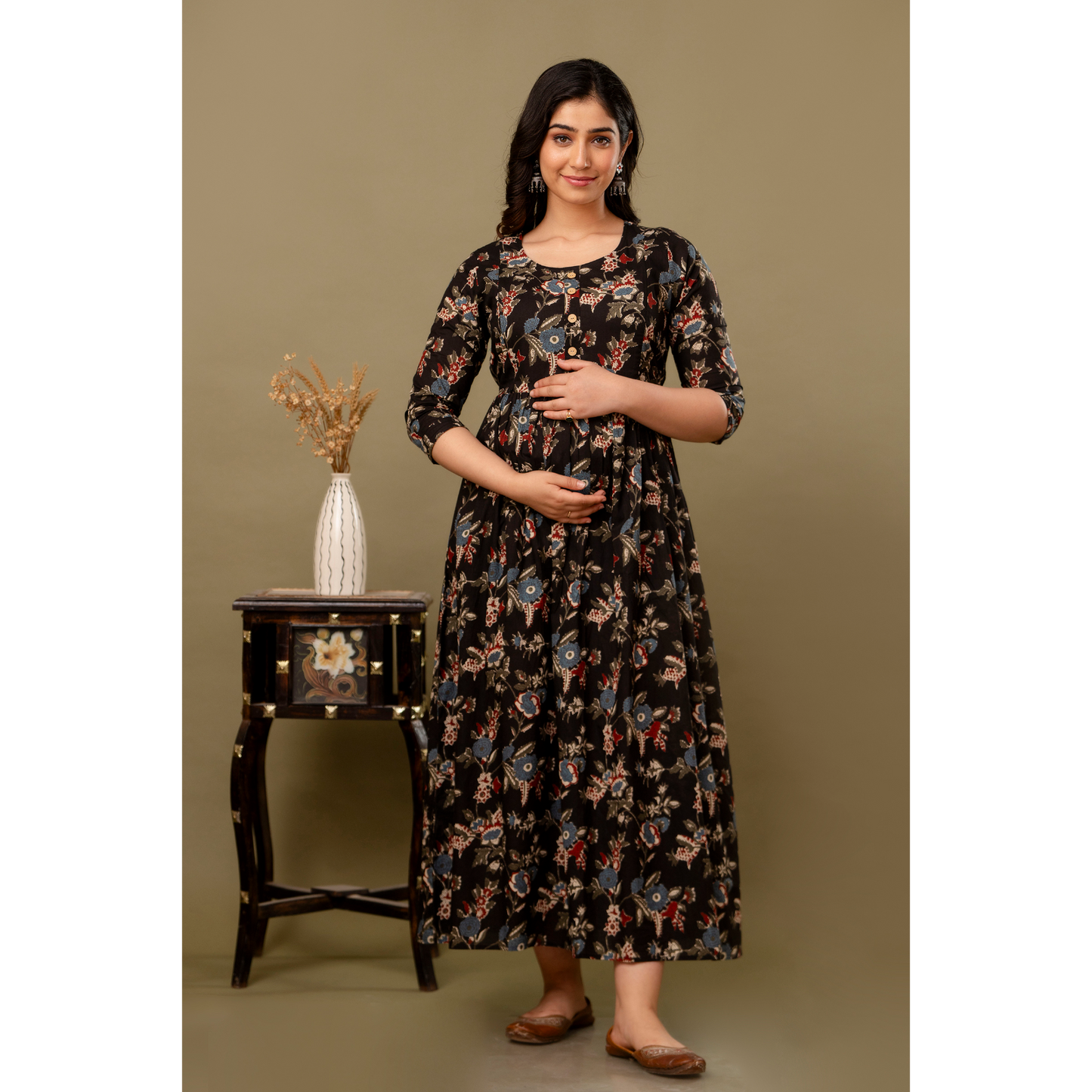 Women’s Feeding Maternity Kurti’s (Black)