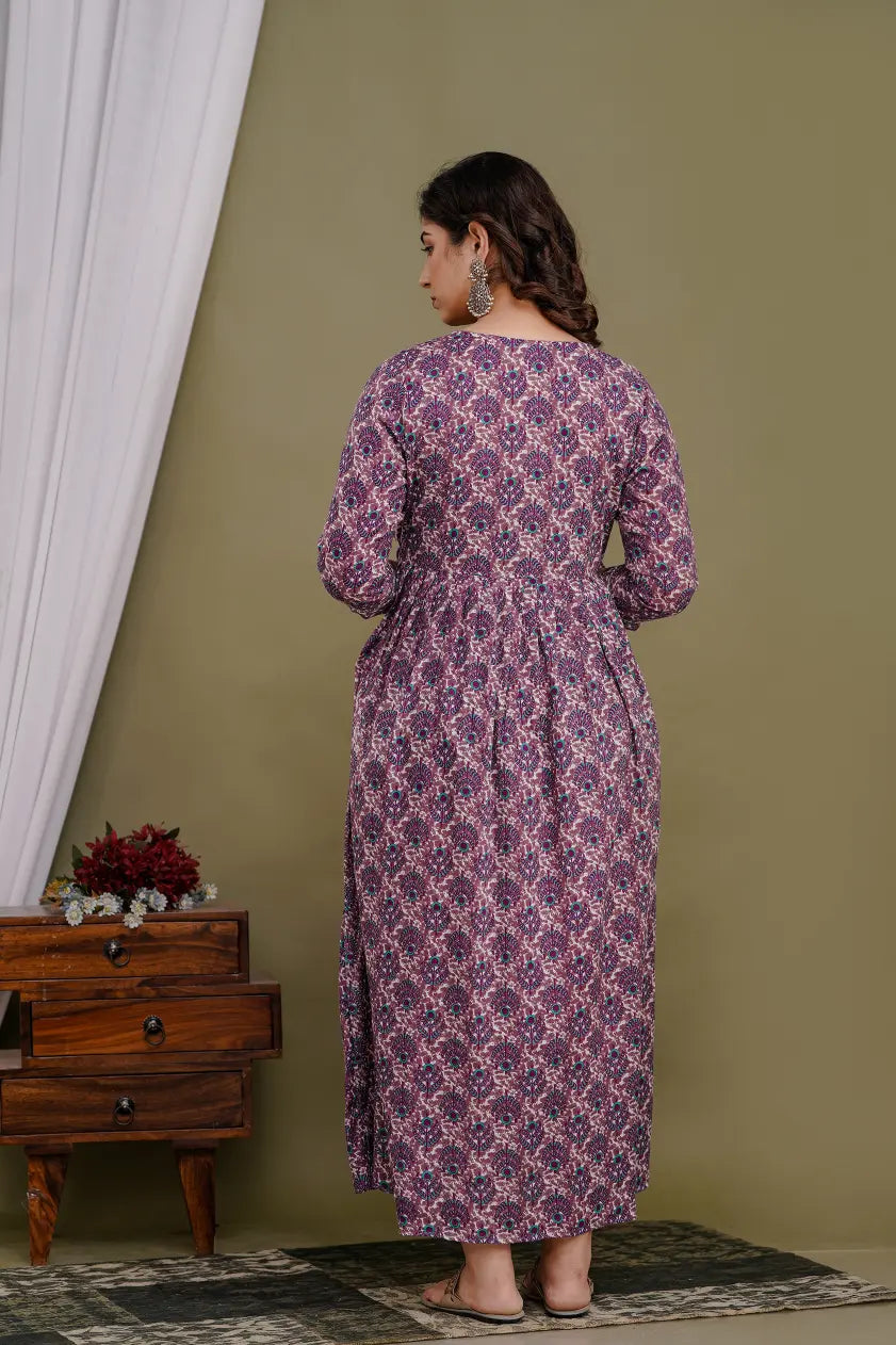 Women’s Feeding Maternity Kurti’s (Purple)