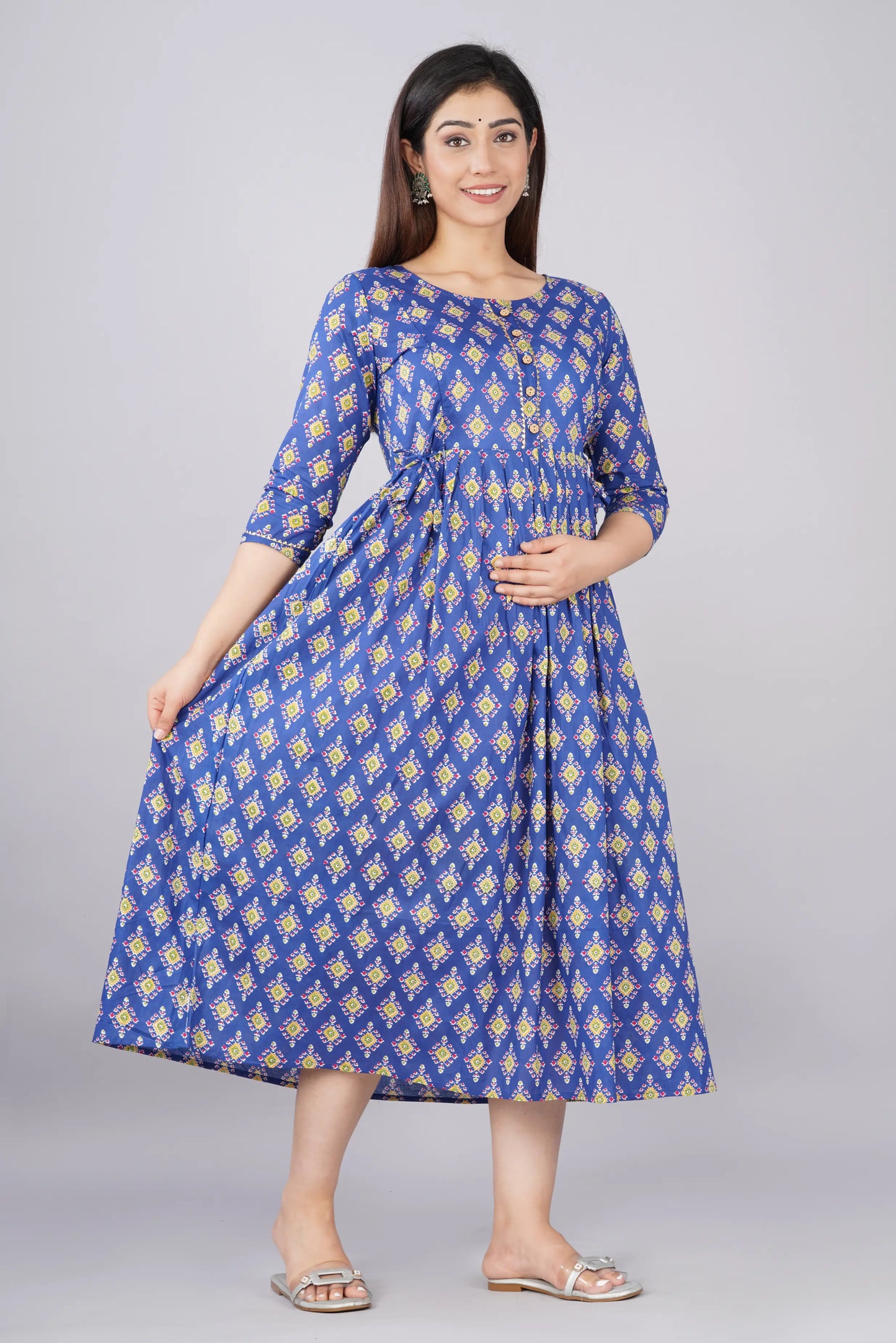 Women’s Feeding Maternity Kurti’s (Blue)