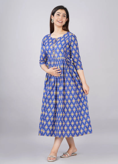 Women’s Feeding Maternity Kurti’s (Blue)