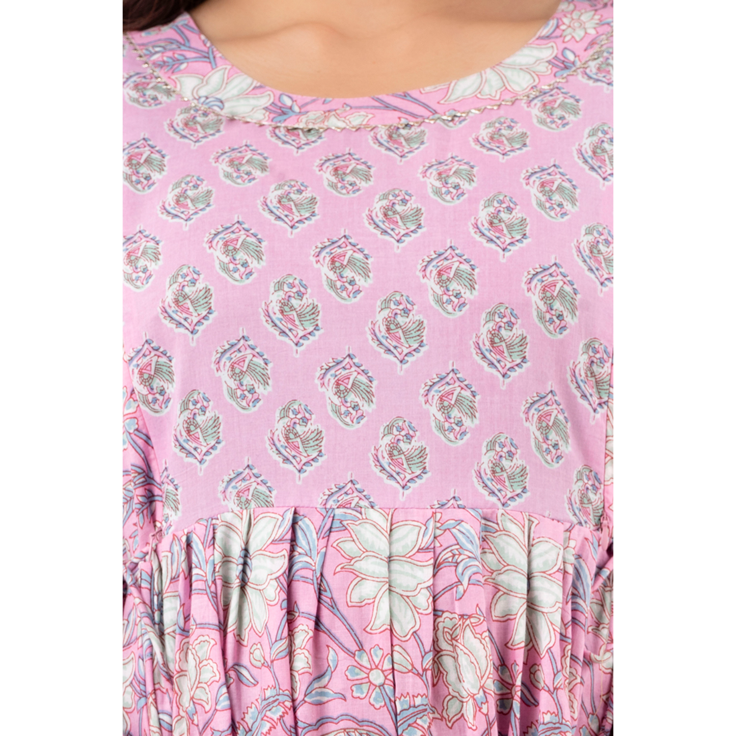 Women’s Feeding Maternity Kurti’s (Baby Pink)