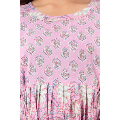 Women’s Feeding Maternity Kurti’s (Baby Pink)