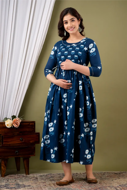 Women’s Feeding Maternity Kurti’s (Blue)