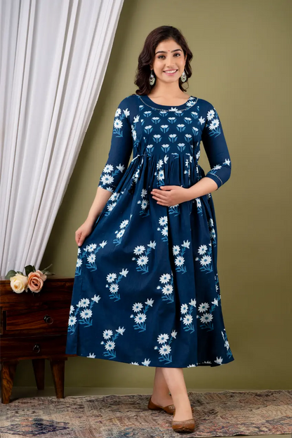 Women’s Feeding Maternity Kurti’s (Blue)