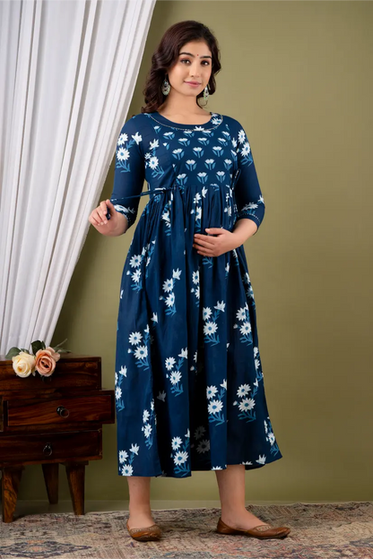 Women’s Feeding Maternity Kurti’s (Blue)