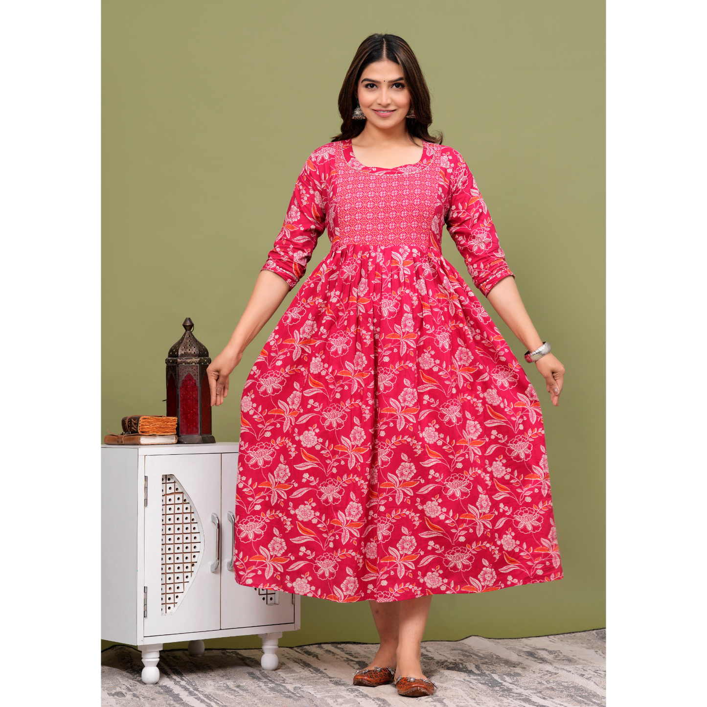 Women’s Feeding Maternity Kurti’s (Pink)