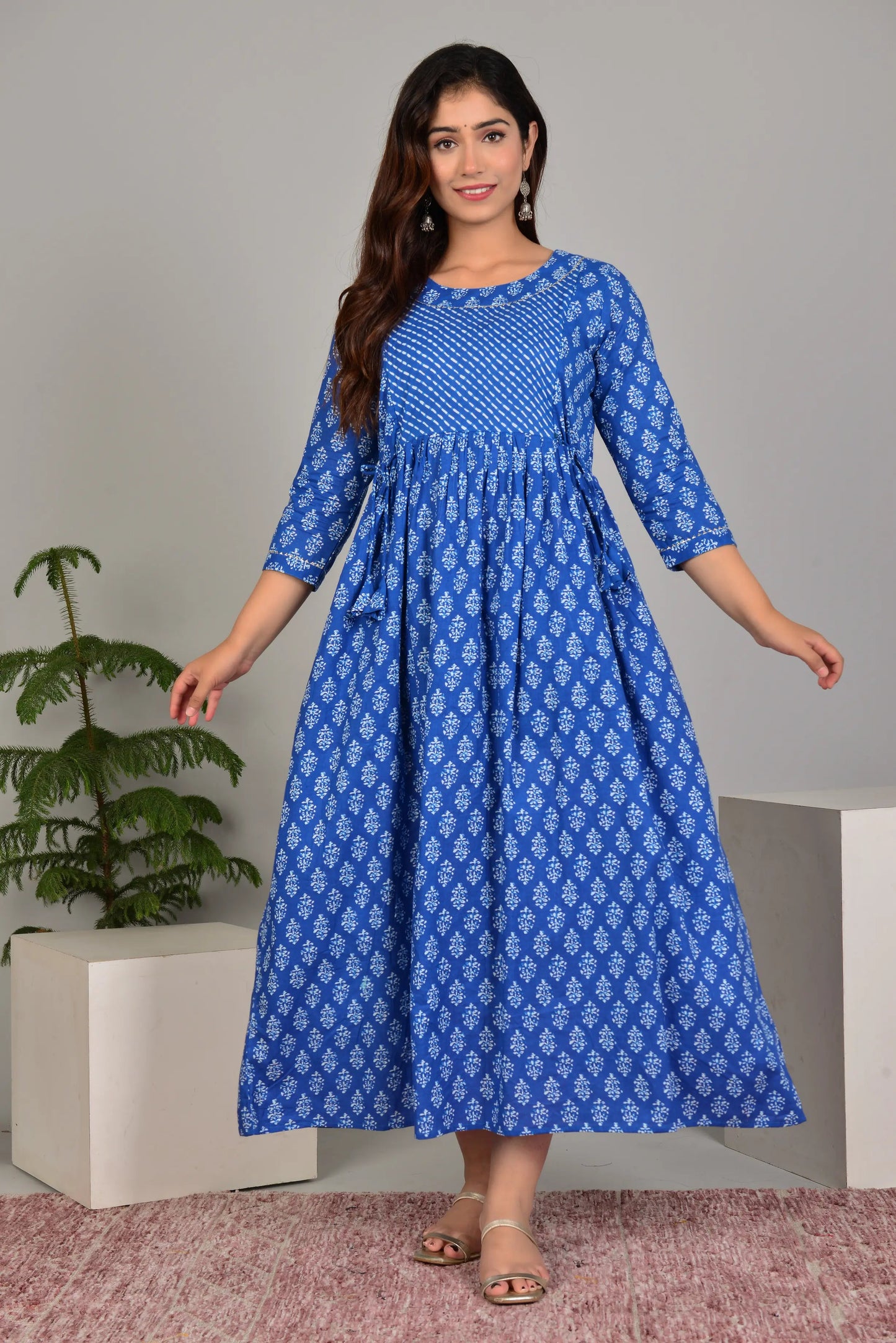 Pick Any 2 - Maternity Gown 3 | Pure Cotton Feeding Kurti With 2 Sided Zip