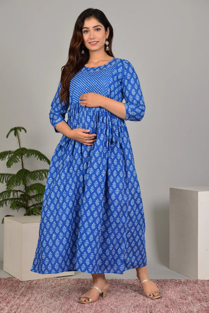 Women’s Feeding Maternity Kurti’s (Sky)