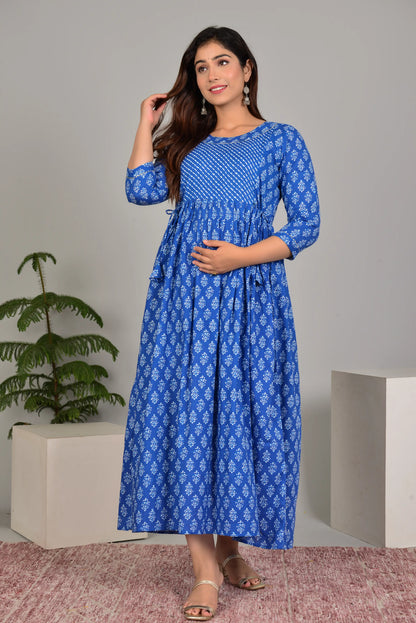 Women’s Feeding Maternity Kurti’s (Sky)