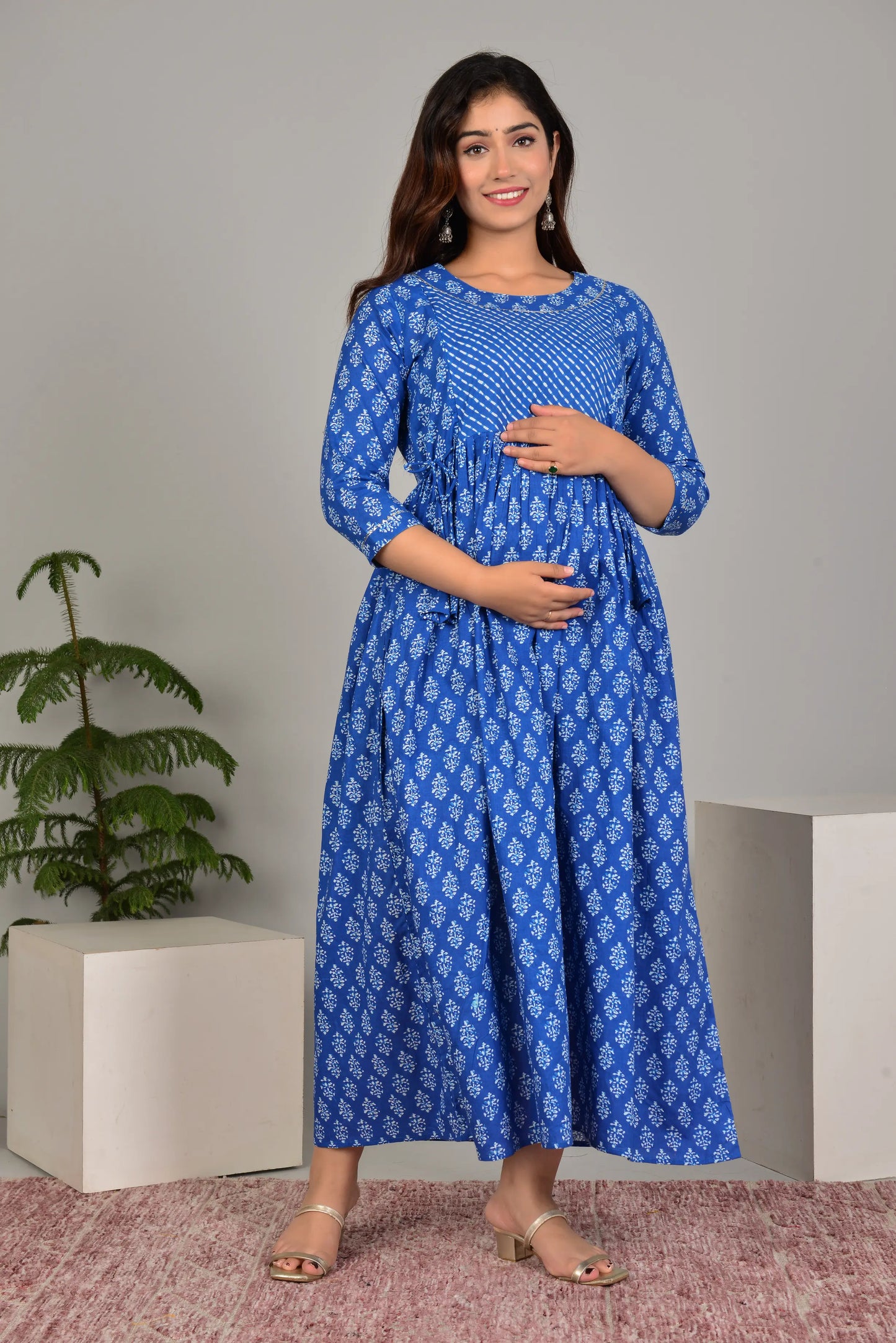 Women’s Feeding Maternity Kurti’s (Sky)