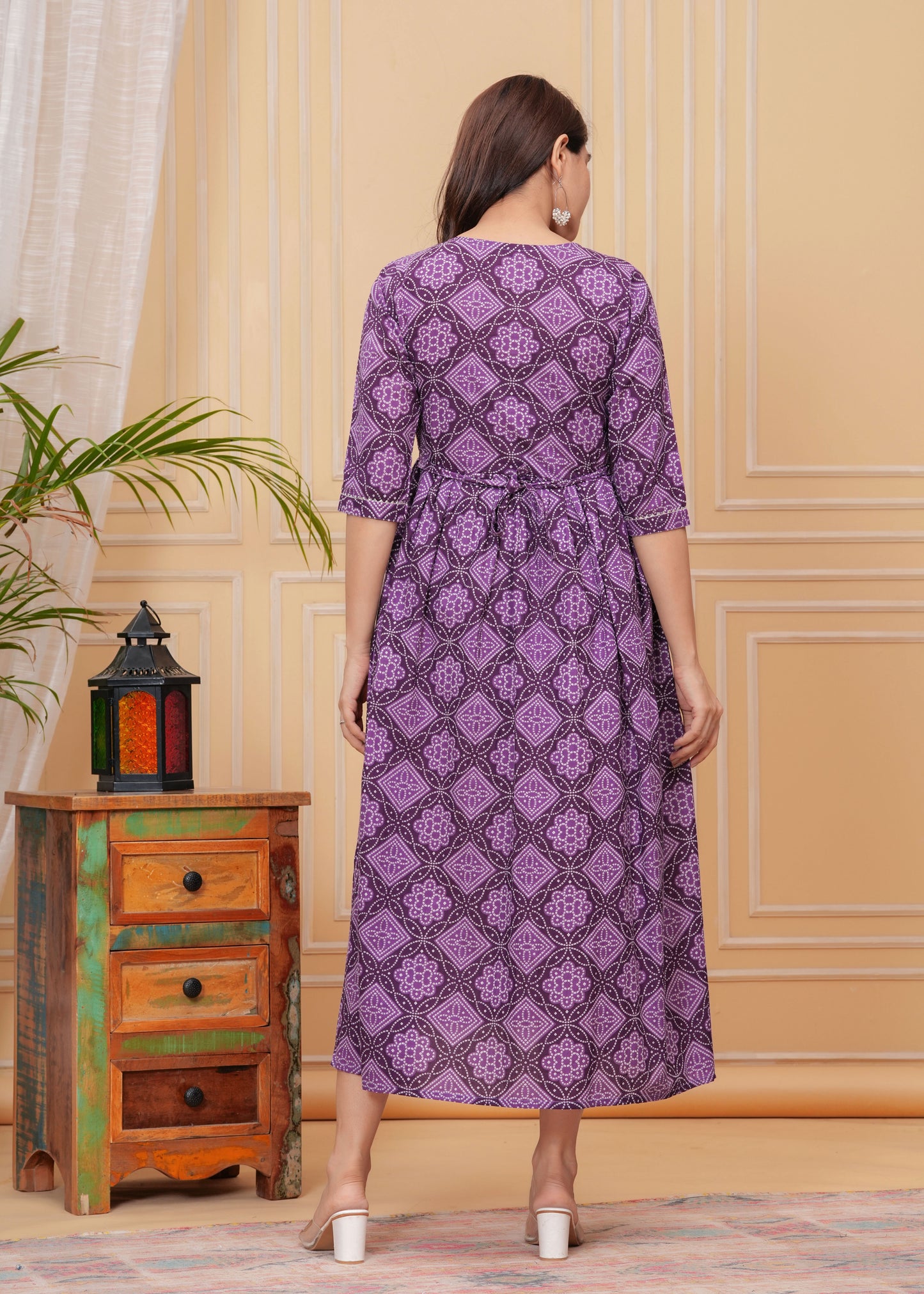 Purple Women’s Feeding Maternity Kurti’s