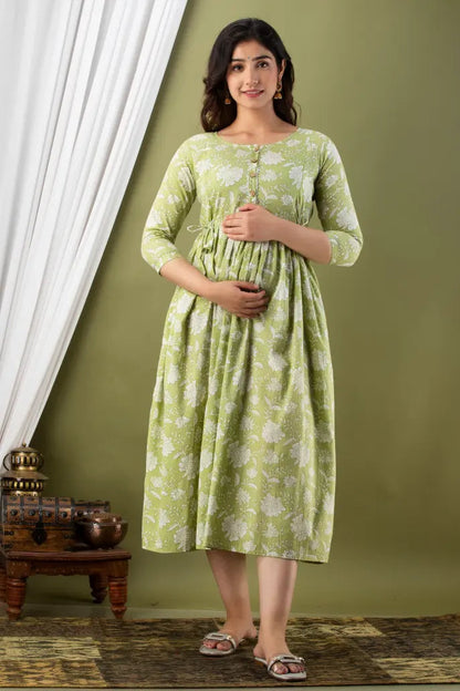 Pick Any 2 - Maternity Gown 3 | Pure Cotton Feeding Kurti With 2 Sided Zip